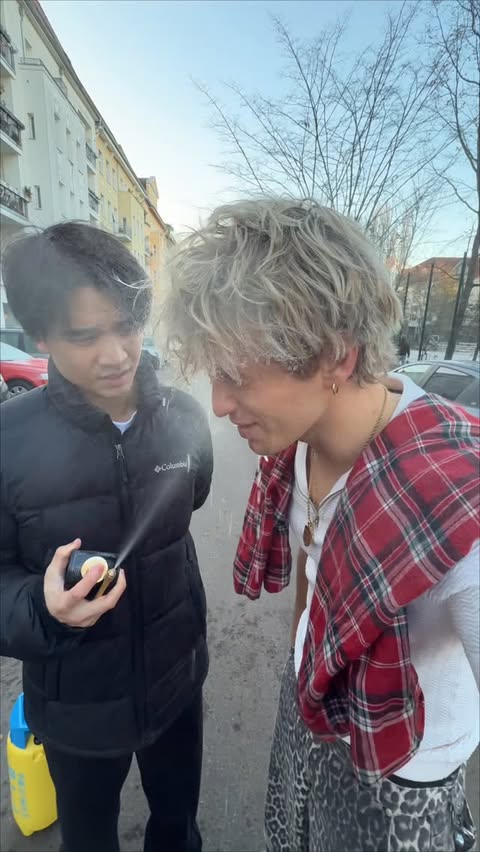 Instagram post by @theoschaos for JeanPaulGaultier. Caption reads: [...] fragrance that gets compliments....