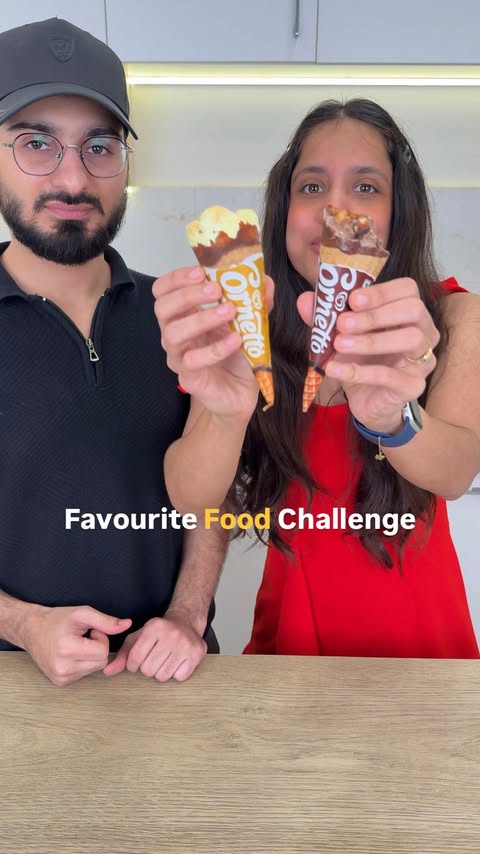 Instagram post by @anjali_dhingra18 for Cornetto. Caption reads: [...] course alag, but dessert? It has to be....