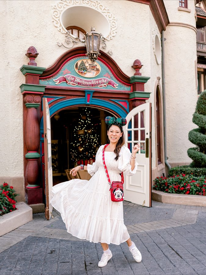 Instagram post by @a.magical.life.for.me for Lug. Caption reads: [...] year’s merch especially the Santa Mickey....