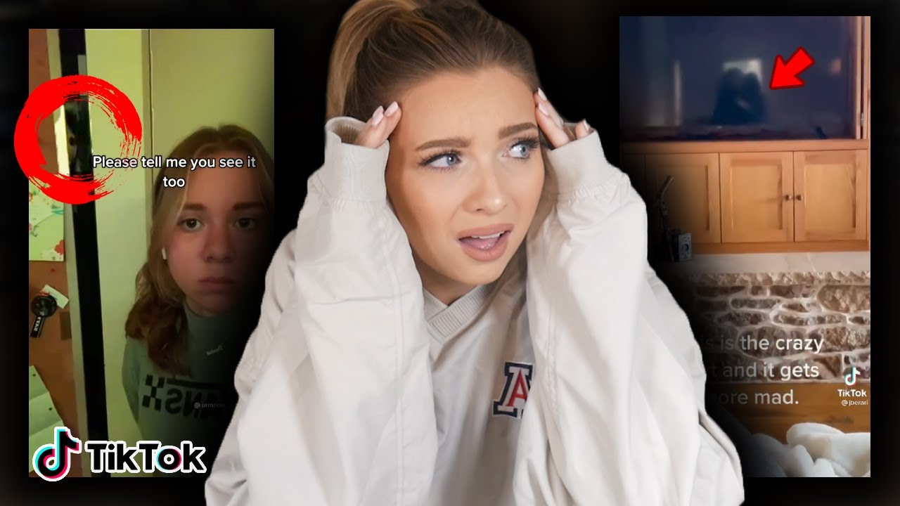 YouTube post by @cjades for YouNow. Caption reads: 17 tiktoks you should NOT watch alone.