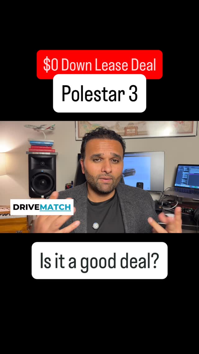Instagram post by @raviwadan for Polestar. Caption reads: Polestar 3 - $0 Down Deal Review! 

@polestarcars....