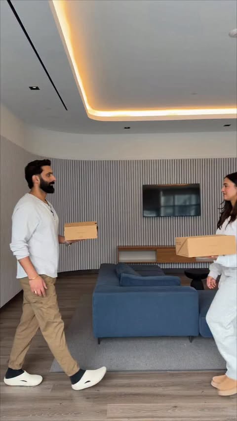 Instagram post by @kp.lehal for callitspring. Caption reads: [...] but refuse to change your shoes....