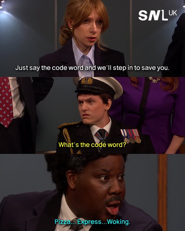 Instagram post by @snluk for Sky TV. Caption reads: About last night. #SNLUK #SNL #SaturdayNightLive.