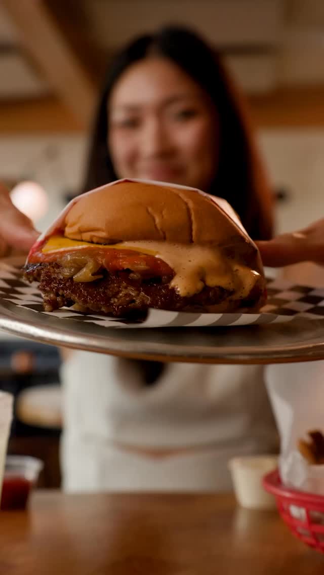 Instagram post by @joelleolol for Impossible Foods. Caption reads: bodied that Impossible burger at lowboy and didn’t....