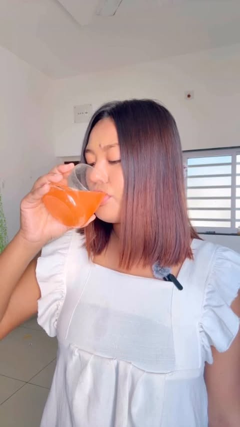 Instagram post by @kajalningthouja for HK Vitals. Caption reads: Fine lines, dryness, dull skin & hair fall aren’t....