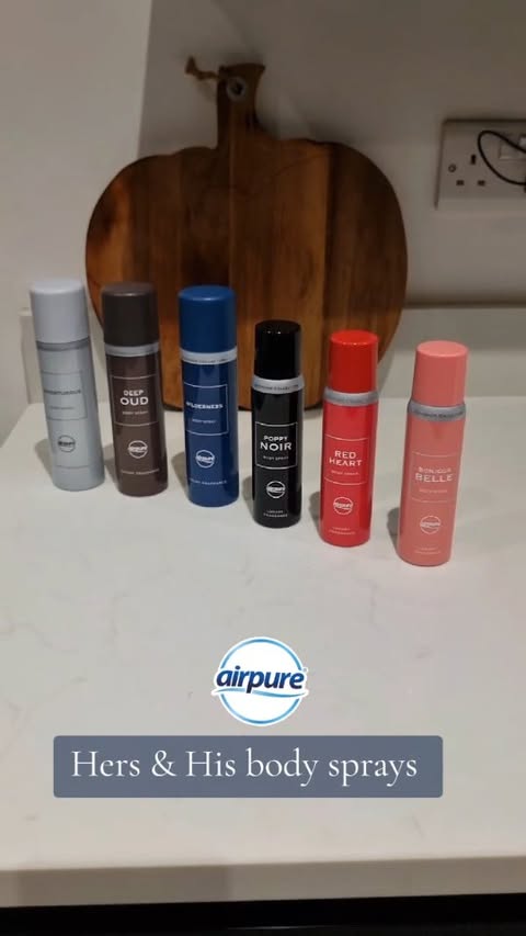 Instagram post by @lifewiththequinns for AirPure. Caption reads: AirPure Monday 💙✨ Morning routine essential [...].