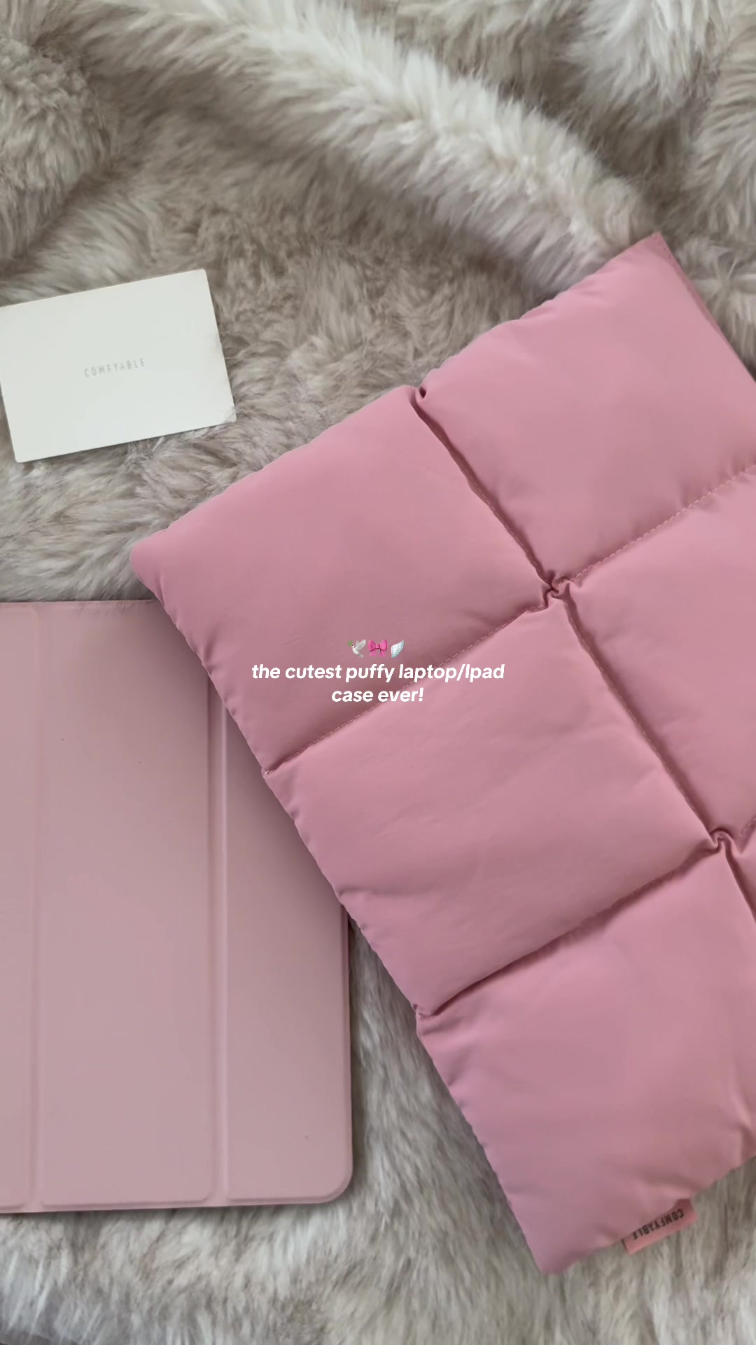 TikTok post by @tarobearr for Comfyable. Caption reads: I’m obsessed!!🕊️✨ @Comfyable Direct....