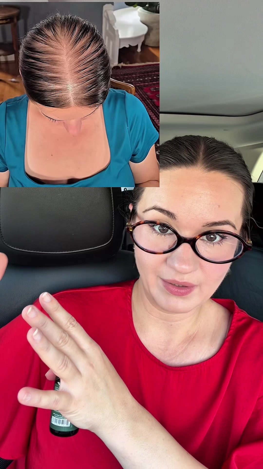 TikTok post by @slavicglowupsecrets for Global Healing. Caption reads: [...] #thyroidhealth #hairlossremedy @Global....