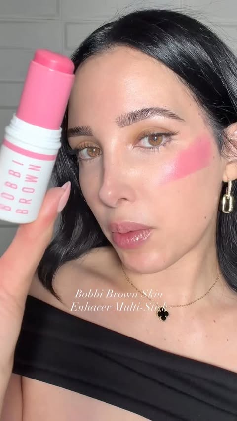 Instagram post by @mariale for Bobbi Brown Cosmetics. Caption reads: Obsessed with how easy and dewy this new blush is....