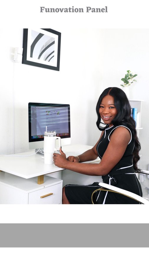 Instagram post by @iamsarah_sarah for MomSelect. Caption reads: #ad Join Funovation Panel today to help identify....