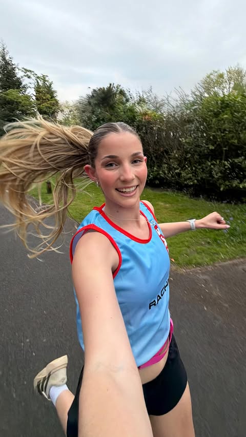 Instagram post by @runwithrachx for CLIF BAR. Caption reads: [...] I can keep showing up strong. My go-to? CLIF....