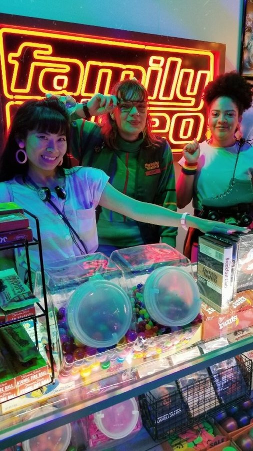 Instagram post by @gracemarian for Stranger Things Experience. Caption reads: August 8th,1986
Dear Diary, I just got back from....