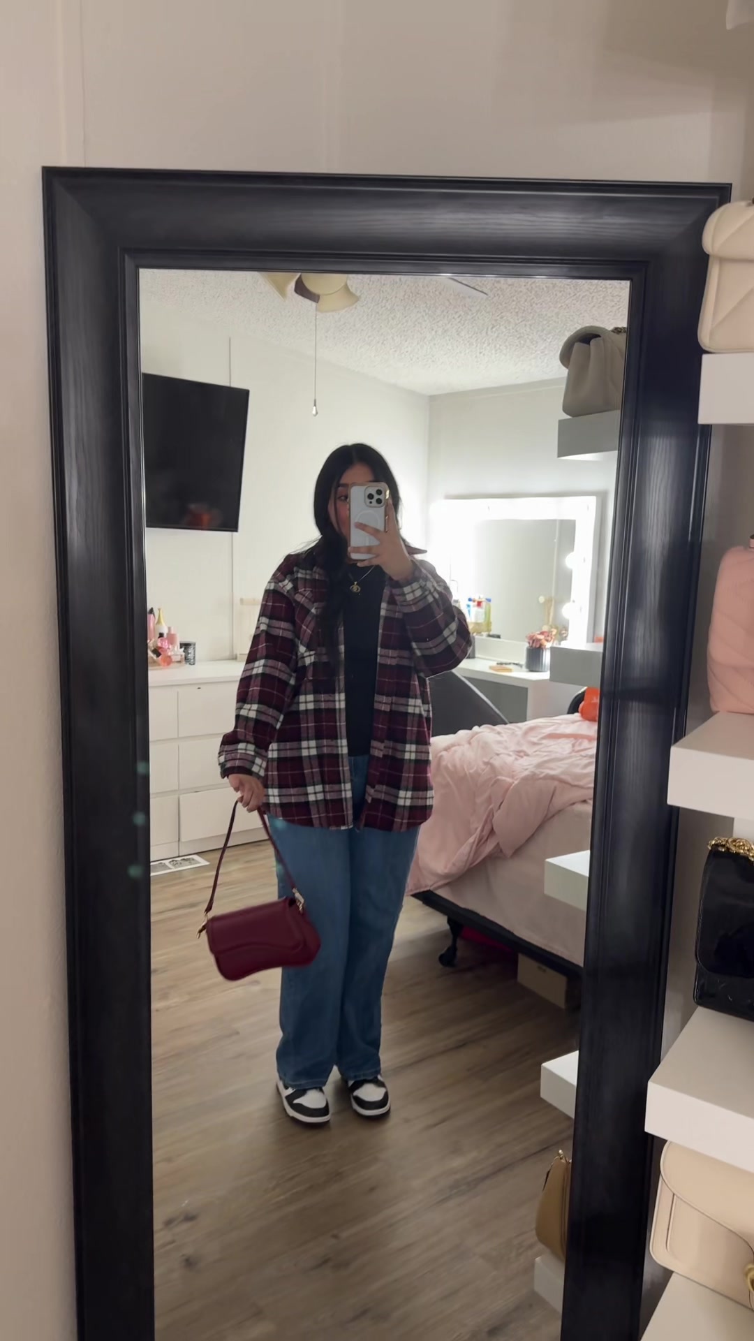 TikTok post by @ximenaivettee for Forever21. Caption reads: Outfit Details :🥀 Shirt: @AUTOMET (in my....