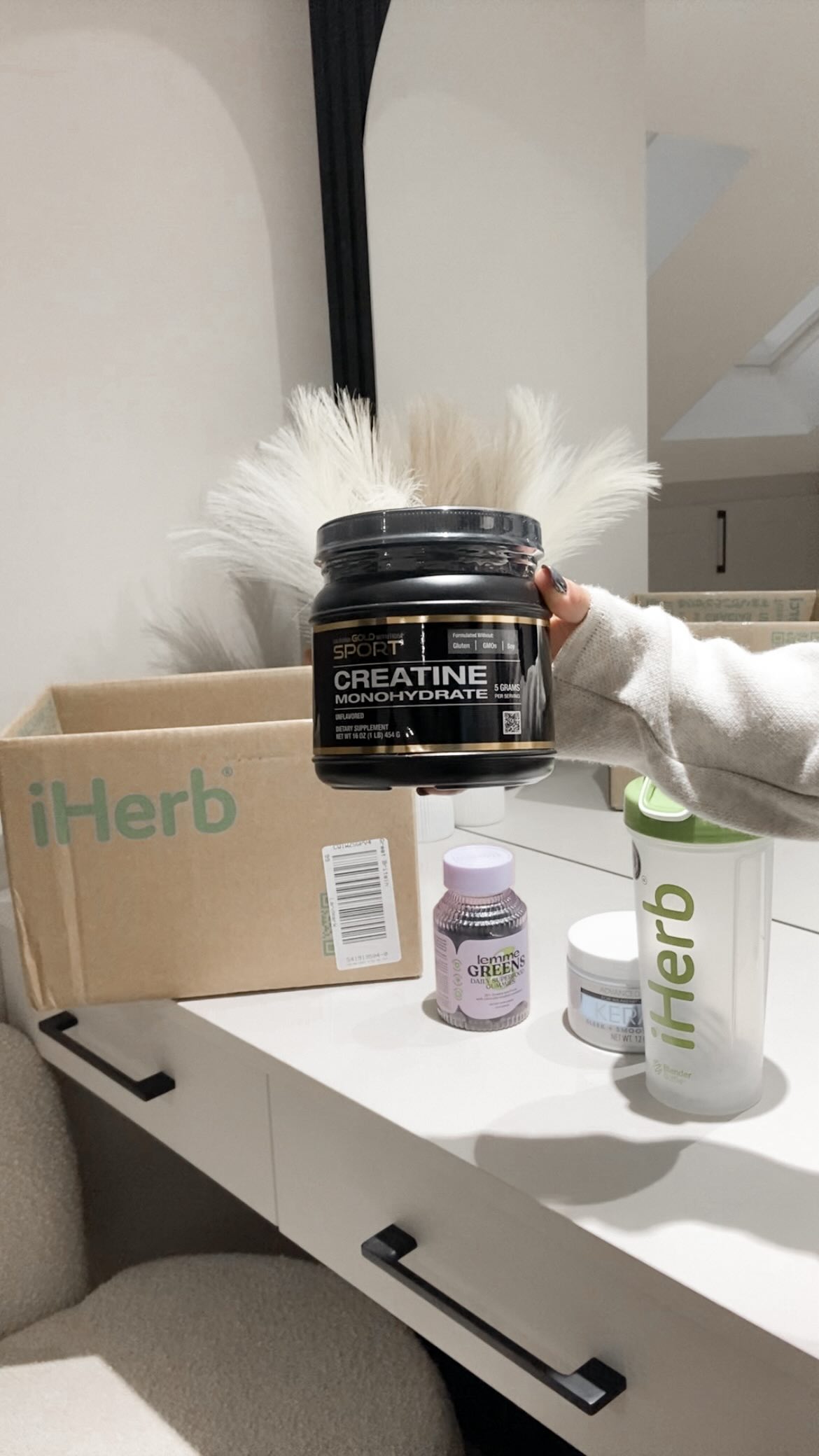 Instagram post by @vanessas_family_life for iHerb. Caption reads: 🚨 It’s not Black Friday… it’s Black Friday MONTH!....