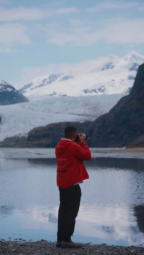 Instagram post by @basil.h for Celebrity Cruises. Caption reads: [...] something I am still processing.....