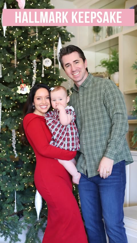 Instagram post by @fivefootfeminine for Hallmark. Caption reads: #ad This first year of parenthood has truly been a....