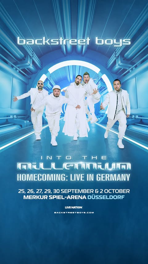 Instagram post by @vibeepresents for Live Nation. Caption reads: The first place that ever embraced the Backstreet....