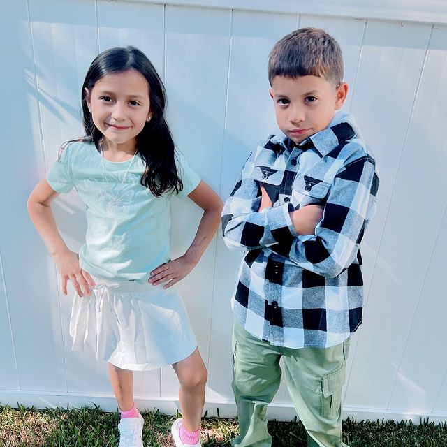 Instagram post by @ocjackieo for FabKids. Caption reads: Feeling super stylish thanks to @fabkids make sure....