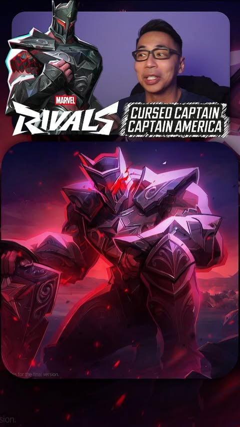 Instagram post by @misteryoung.gg for Marvel. Caption reads: [...] for a character I don't use 🤔🏴‍☠️....