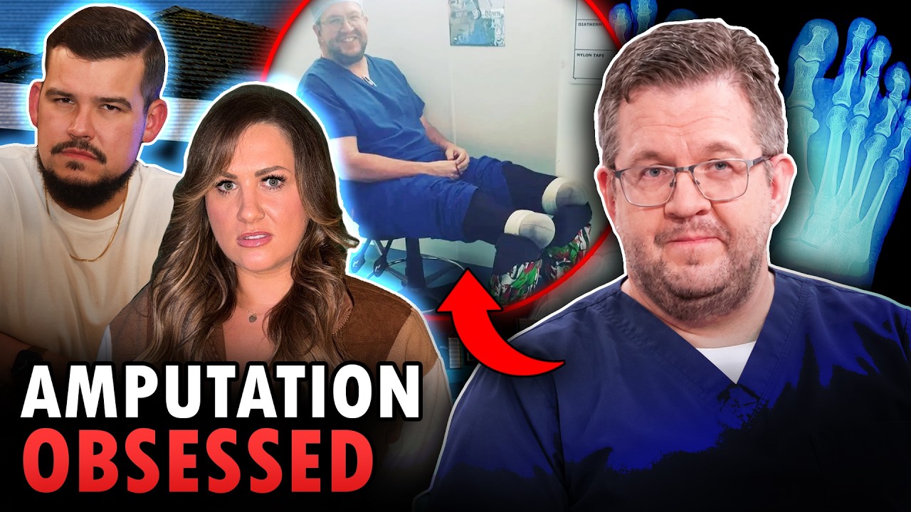 YouTube post by @MileHigher for Freecash.com. Caption reads: He Amputated Limbs for a Living... But Neil Hopper....
