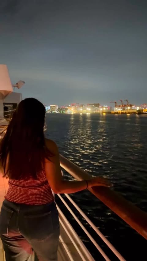 Instagram post by @krina_tated for Klook. Caption reads: Tokyo has no shortage of things to do at night,....