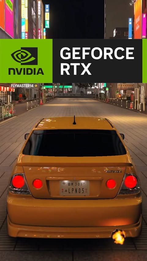 Instagram post by @thelpn05 for NVIDIA GeForce. Caption reads: [...] 6 so schön wie nie zuvor dank Nvidia....