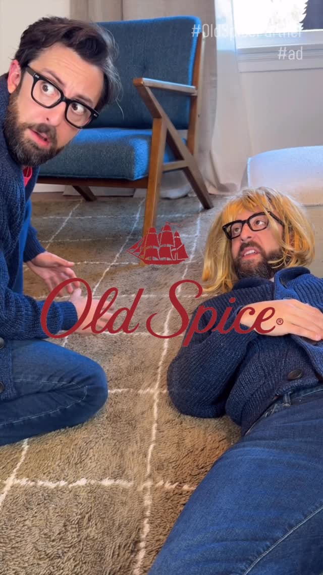 Instagram post by @realadamrose for Old Spice. Caption reads: #ad #OldSpicePartner when you smell bad... 
use....