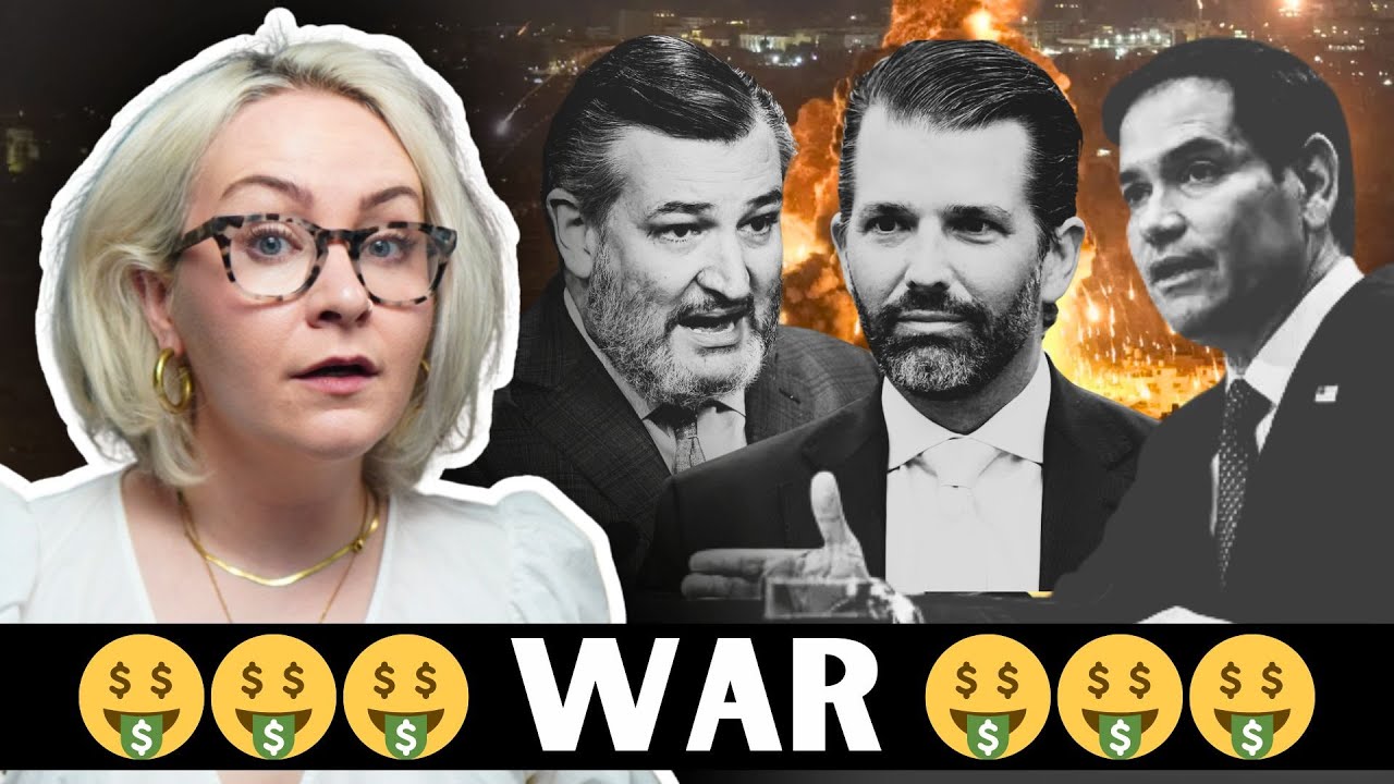 YouTube post by @LeejaMiller for Podbean. Caption reads: Who Profits From WWIII?.