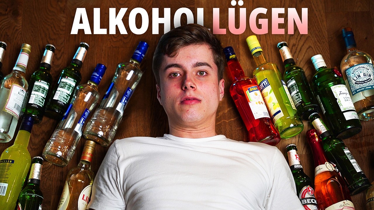 YouTube post by @robinfuebbeker for FORMEL Skin. Caption reads: Alcohol: The greatest self-deception of our....