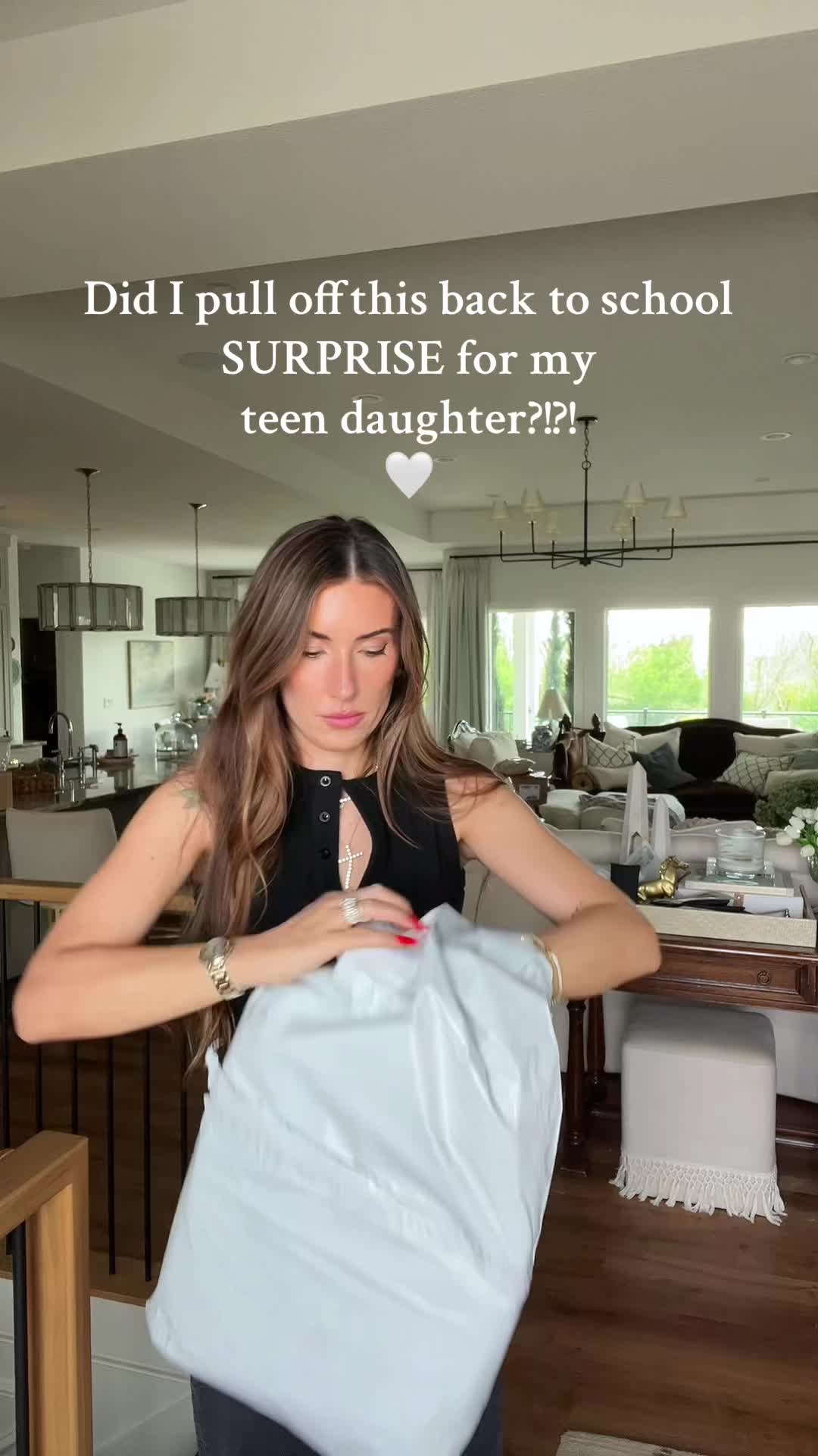 TikTok post by @sincerely.sarahandharry for Tillys. Caption reads: Mama’s intuition is still alive & well! 🥹🤍 The....