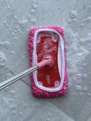 TikTok post by @cori.angel for Keepow. Caption reads: [...] #cleaningtherapy #aestheticcleaning #keepow....