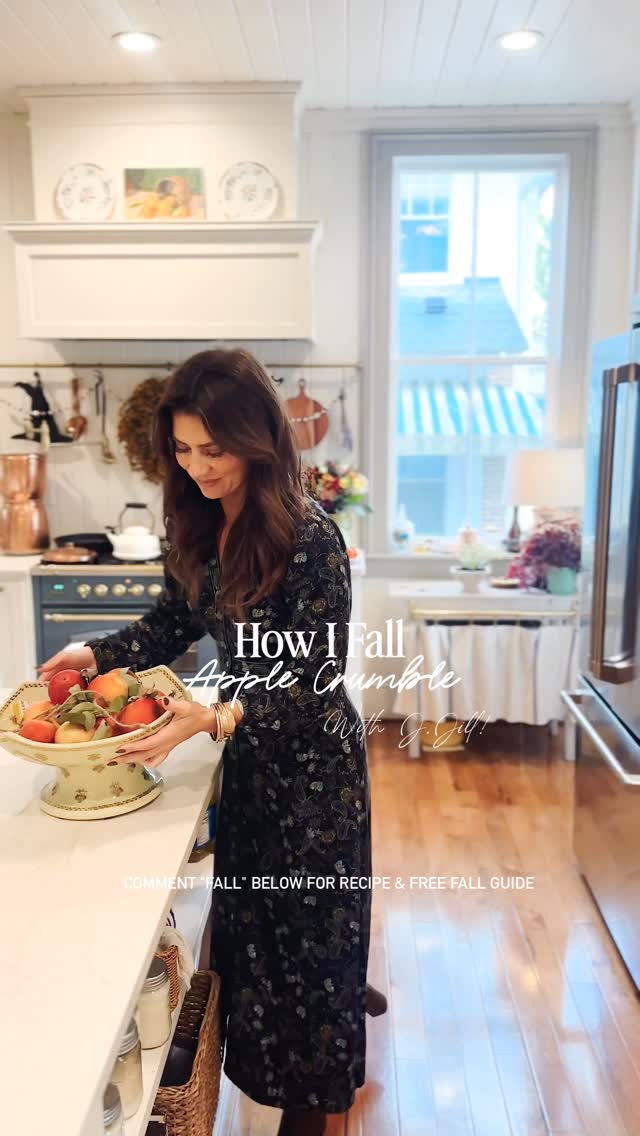 Instagram post by @juliacurated for J.Jill. Caption reads: #ad My big Fall Guide is here — along with....