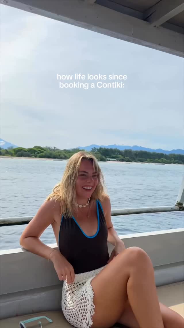 Instagram post by @itsshaylajay for Contiki. Caption reads: life has looked extra ✨✨✨ since! @contiki ‘s....