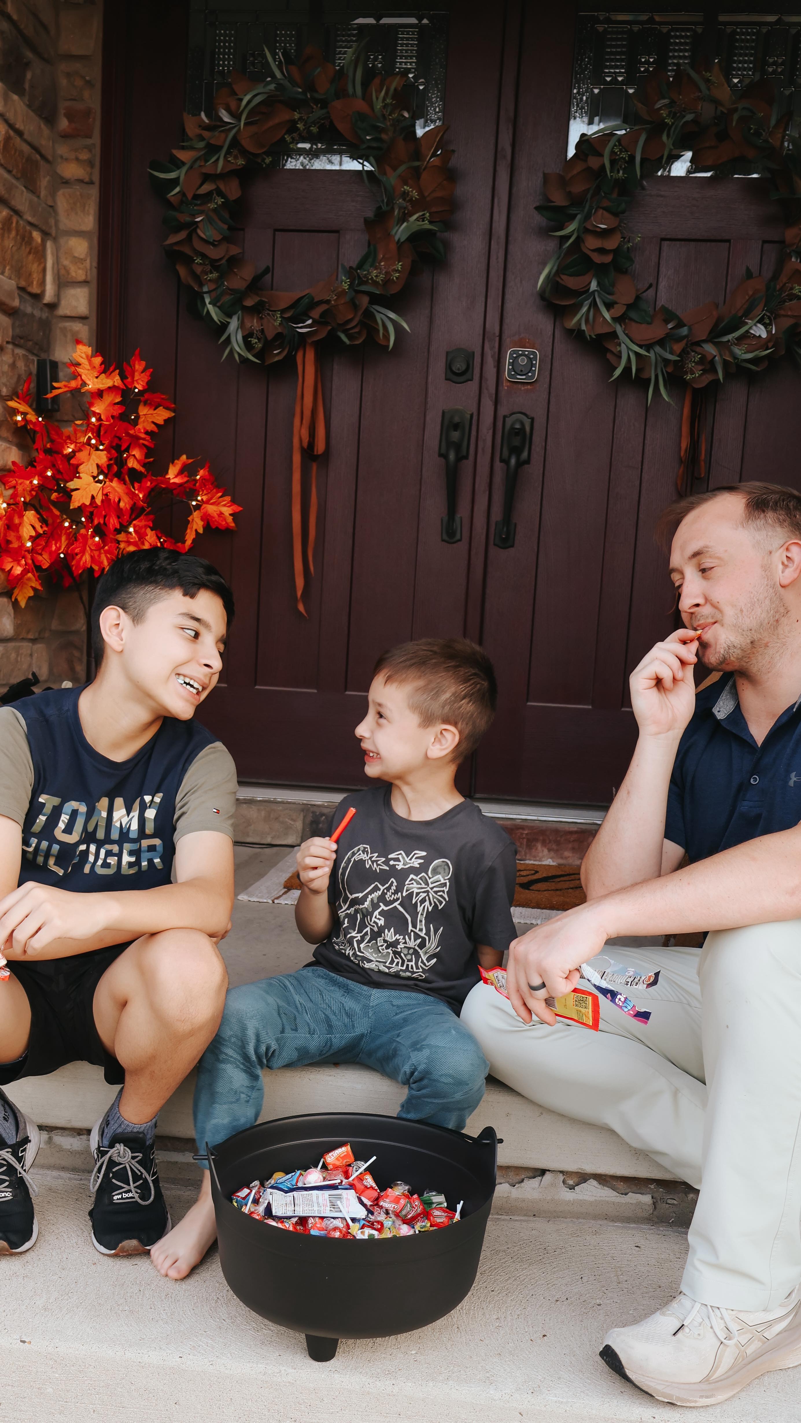 Instagram post by @thecoffeelover.mama for Dollar General. Caption reads: Happy October 1st!! 🍂🍂🍁Halloween is just around....