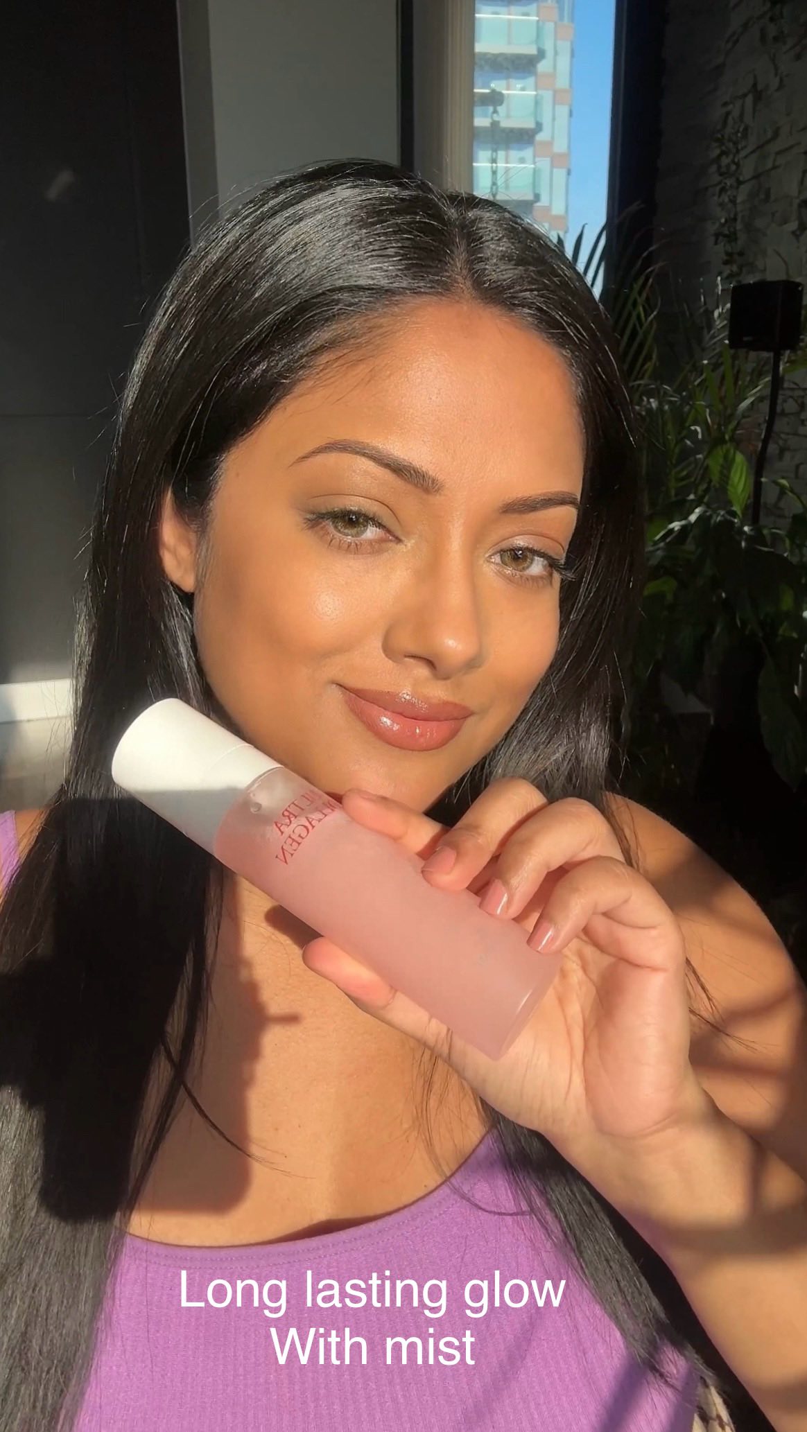 Instagram post by @ritabratadas for COXIR. Caption reads: Not me falling in love with a mist....