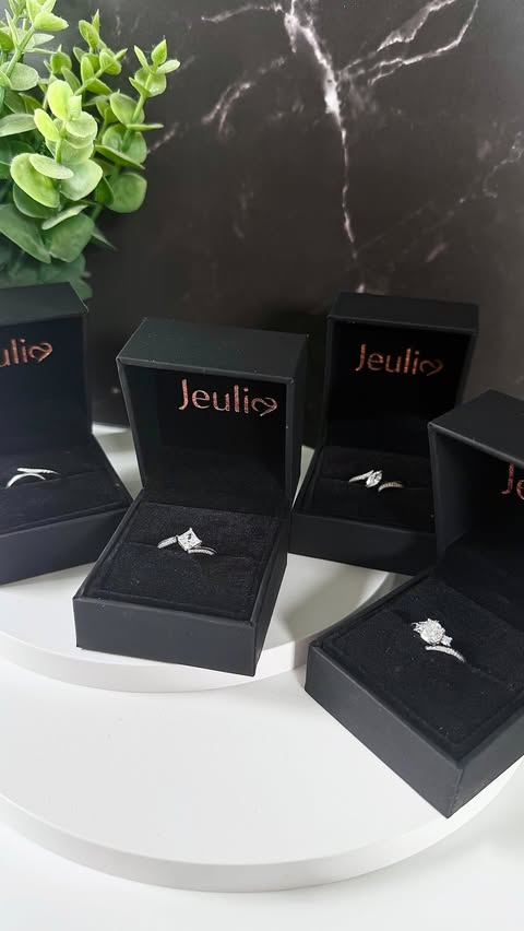 Instagram post by @ice_vanity for Jeulia Jewelry Official. Caption reads: Gifted by @jeuliajewelry Two paths one perfect....