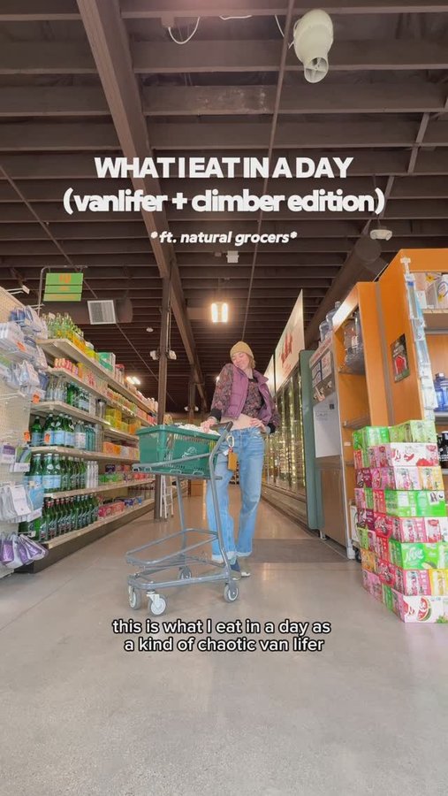 Instagram post by an influencer for Natural Grocers. Caption reads: [...] My go to store is @naturalgrocers for their....