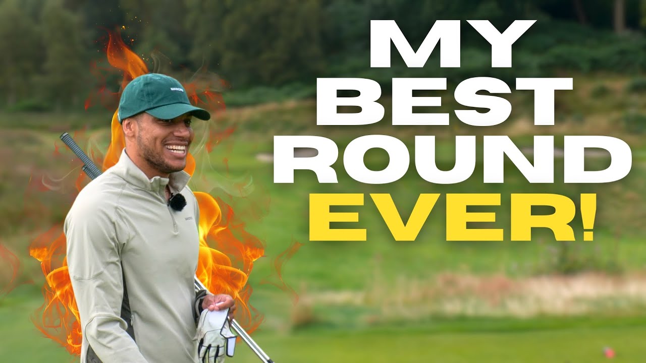 YouTube post by @BogeyGolfUK for Manors Golf. Caption reads: [...] Hidden Gem Series in partnership with Manors....