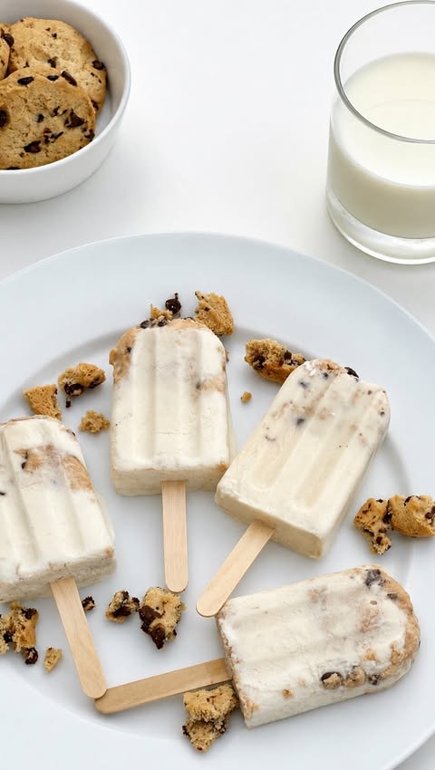 Instagram post by @ashleylamego for Dairy Farmers of Ontario. Caption reads: Milk & cookies, but make it summer. 🍪🥛☀️ These....