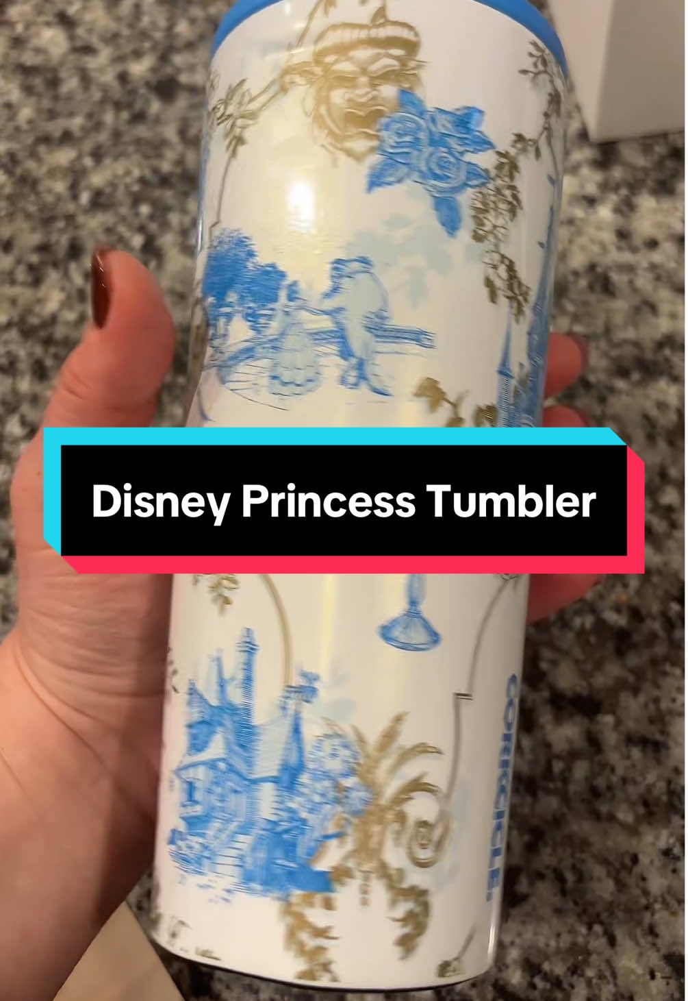 TikTok post by @nicoleroselifestyle for Corkcicle. Caption reads: Sipping like royalty 👑✨ @Corkcicle  #corkcicle....