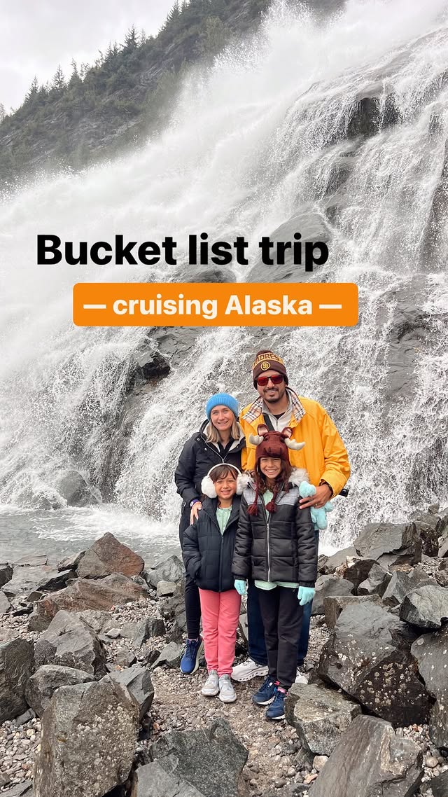 Instagram post by an influencer for Princess Cruises. Caption reads: [...] list trip to Alaska with @princesscruises....