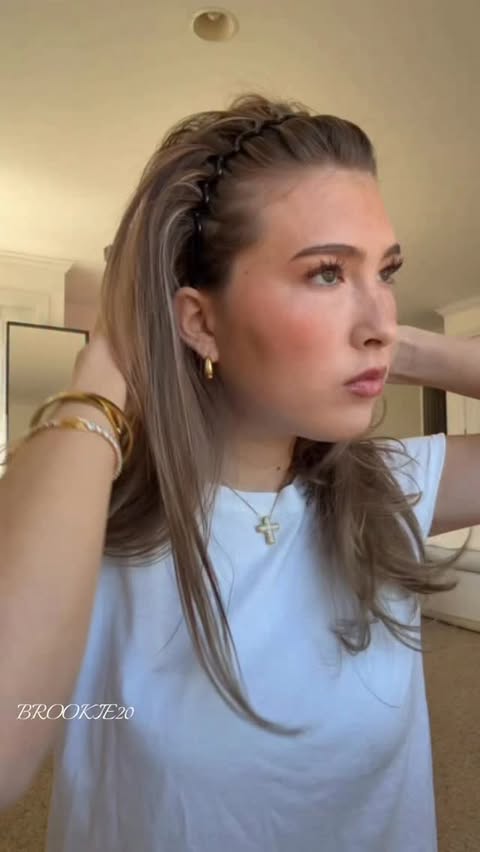 Instagram post by @brookieyancey for EVRY JEWELS. Caption reads: My current @evryjewels staples🤍🤍🤍✨✨✨ Use code....