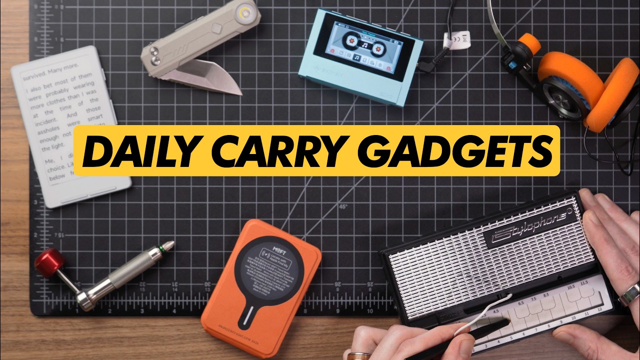 YouTube post by @joshfenn for Partnerize. Caption reads: One of a Kind EDC Gadgets You NEED to See.