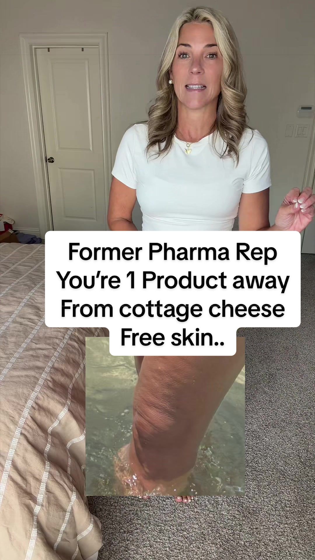 TikTok post by @jennsuggs for M3 Naturals. Caption reads: [...] product works! That’s psychological..@M3....