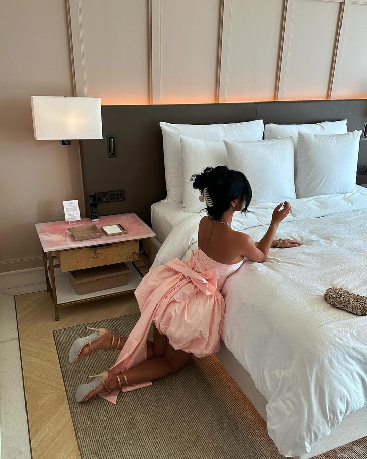 Instagram post by an influencer for BABYBOO. Caption reads: princess diaries @babyboofashion 🎀 AD.
