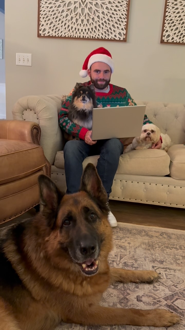 Instagram post by @connortomlinson5 for Chewy. Caption reads: Our new favorite tradition @chewy 💌 for every....