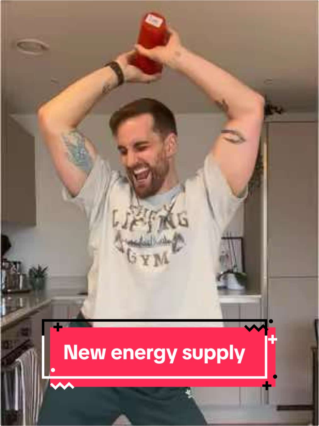 TikTok post by @jasonleighwinter for Sneak Energy. Caption reads: Sneak energy, Rocky Horror Picture Show and....