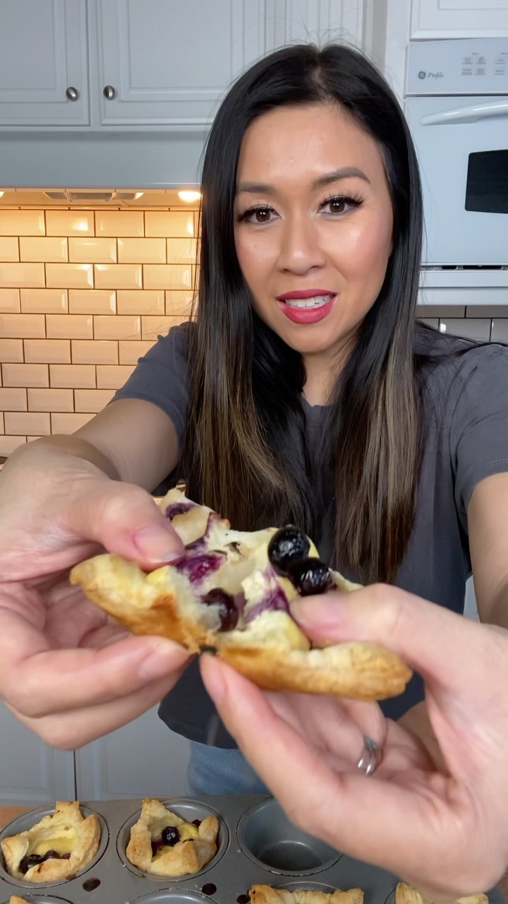 Instagram post by @myhealthydish for siggi's dairy. Caption reads: Save my recipe for Mini Custard Pies. It’s only a....