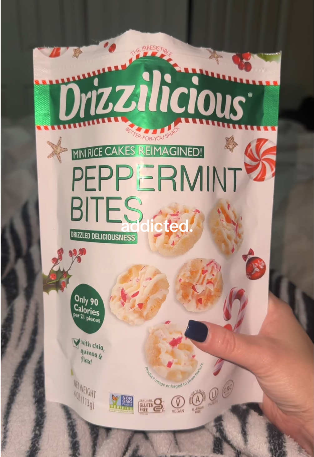 TikTok post by @voguereview for Drizzilicious. Caption reads: these are so dangerous the whole bag is about to....