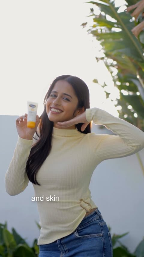Instagram post by @pravallika_damerla for Cetaphil. Caption reads: [...] stays with me through it all. ☀️💛 #Cetaphil....